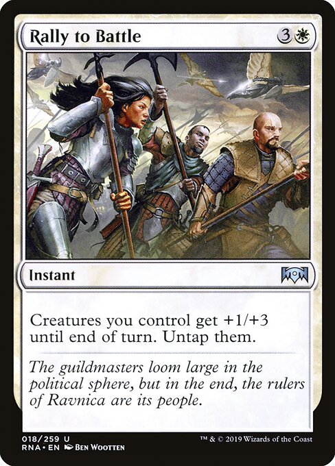 Rally to Battle — art by Ben Wootten