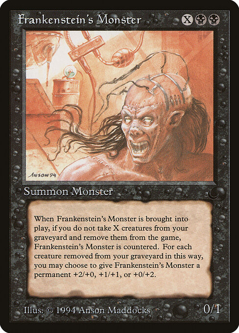 Frankenstein's Monster — art by Anson Maddocks