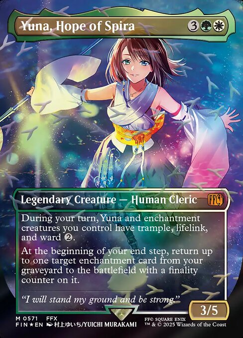 Yuna, Hope of Spira — art by Yuichi Murakami