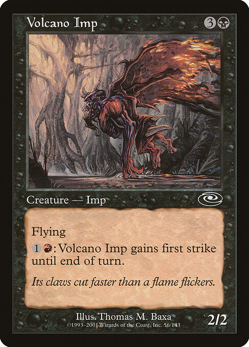 Volcano Imp — art by Thomas M. Baxa