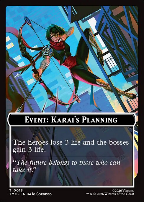 Event: Karai's Planning — art by Jo Cordisco