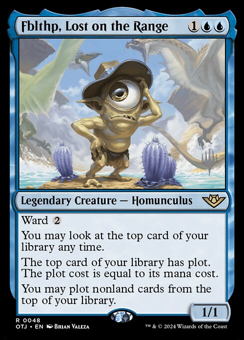 Fblthp, Lost on the Range — art by Brian Valeza