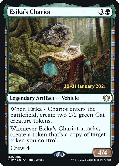 Esika's Chariot — art by Raoul Vitale