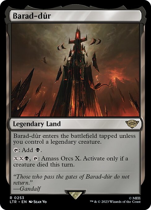Barad-dûr — art by Sean Vo