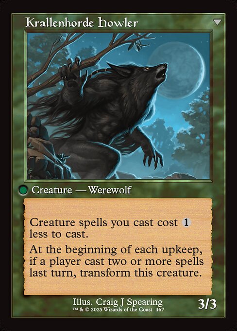 Duskwatch Recruiter // Krallenhorde Howler — art by Craig J Spearing