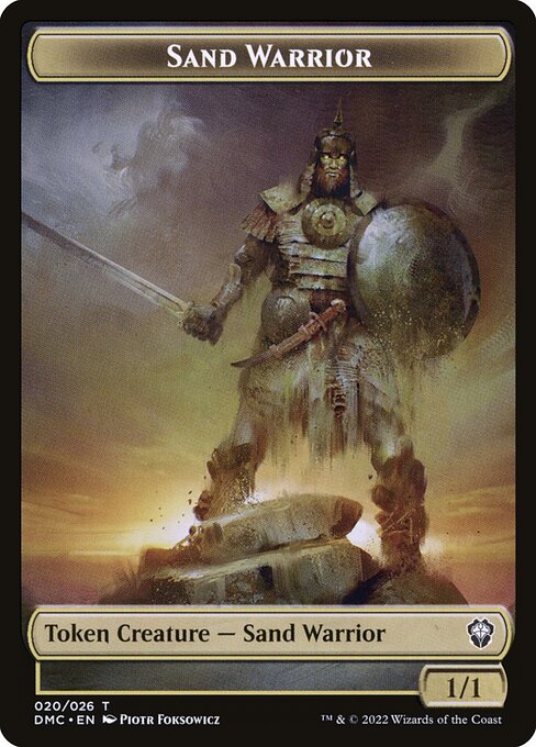 Sand Warrior — art by Piotr Foksowicz