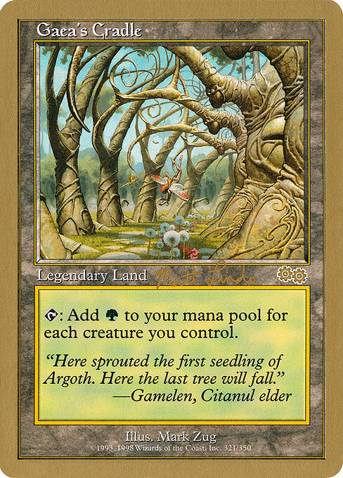 Gaea's Cradle — art by Mark Zug