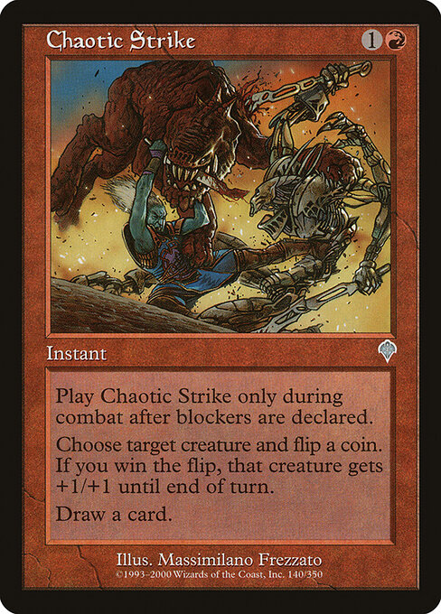 Chaotic Strike — art by Massimiliano Frezzato