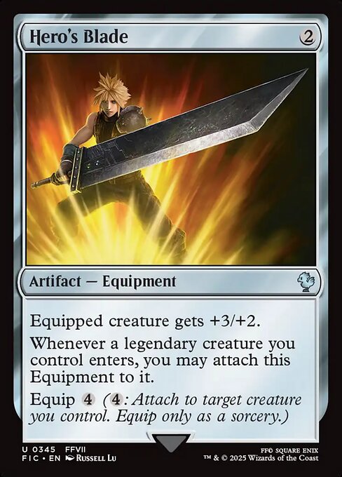 Hero's Blade — art by Russell Dongjun Lu