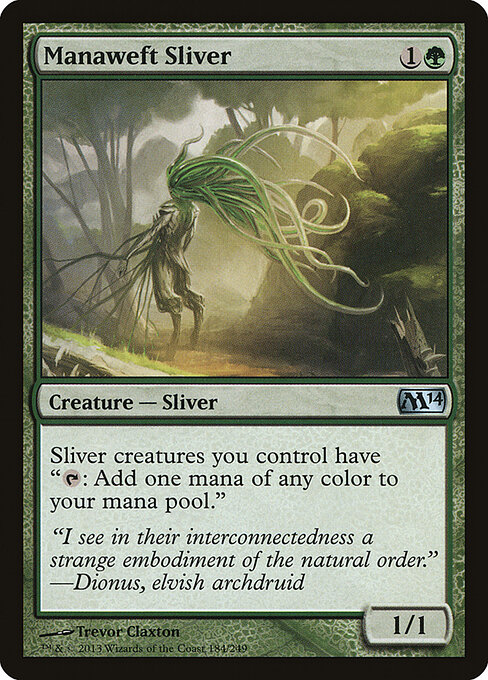 Manaweft Sliver — art by Trevor Claxton