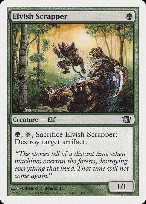 Elvish Scrapper — art by Edward P. Beard, Jr.