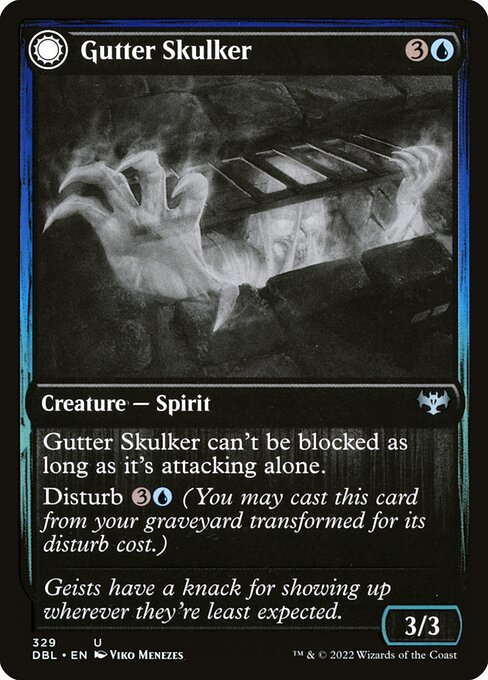 Gutter Skulker // Gutter Shortcut — art by Viko Menezes