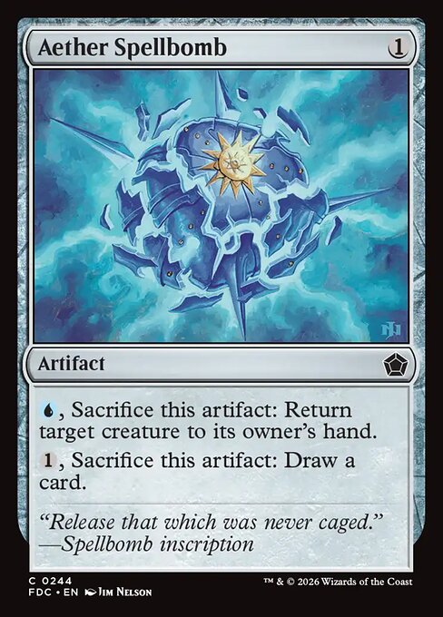 Aether Spellbomb — art by Jim Nelson