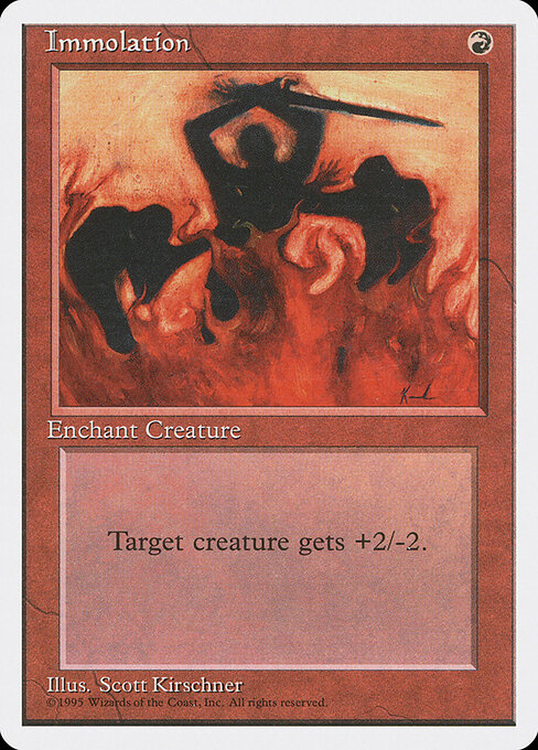 Immolation — art by Scott Kirschner