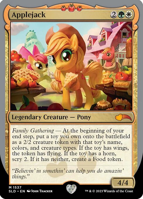 Applejack — art by John Thacker