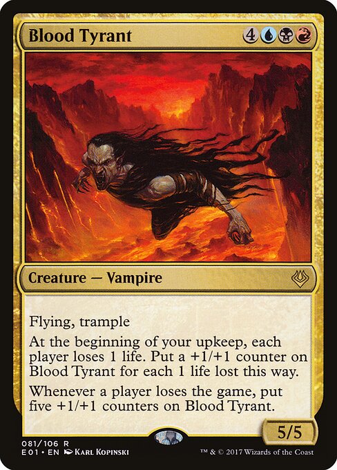 Blood Tyrant — art by Karl Kopinski