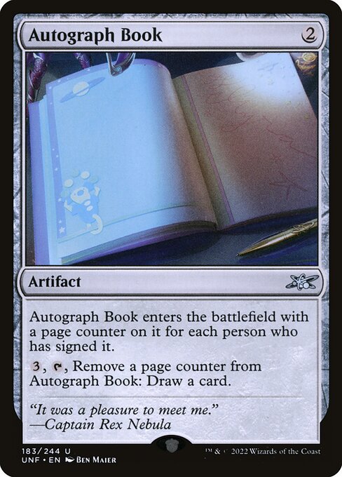 Autograph Book — art by Ben Maier