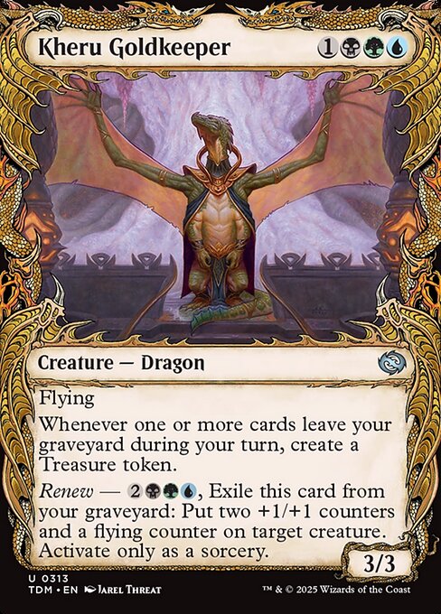 Kheru Goldkeeper — art by Jarel Threat