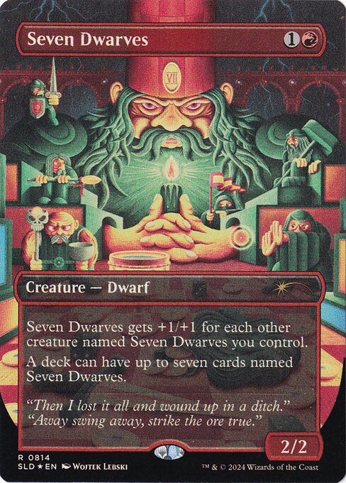 Seven Dwarves — art by Wojtek Łebski