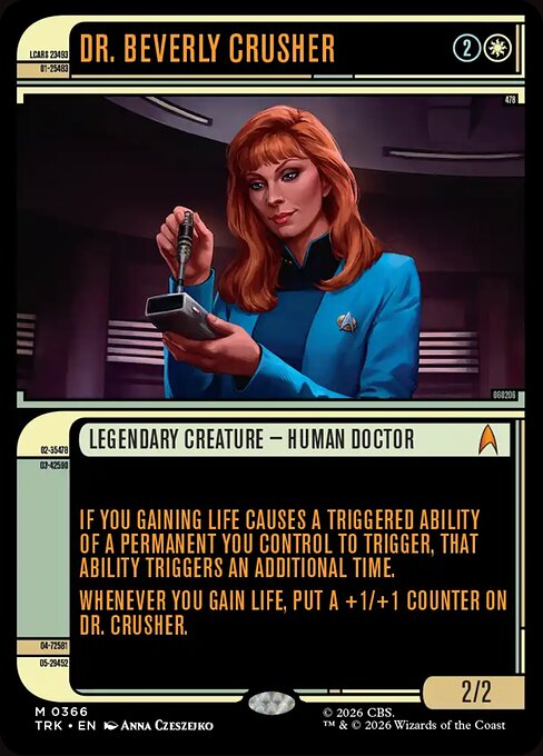 Dr. Beverly Crusher — art by Anna Czeszejko