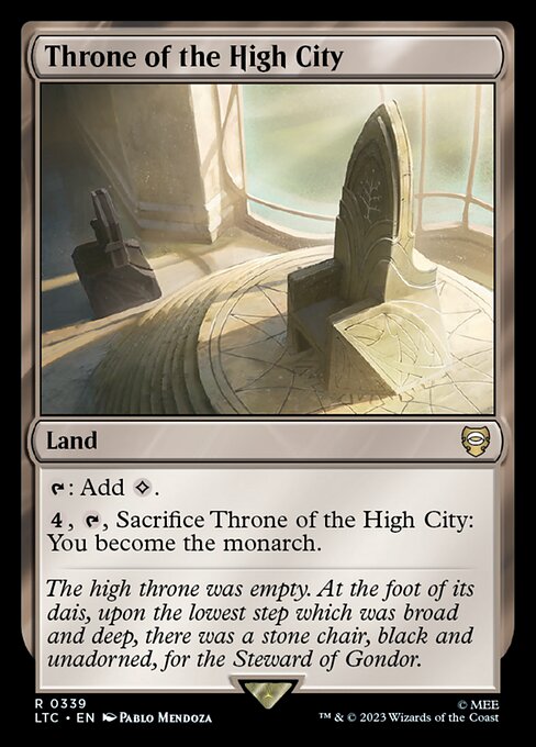 Throne of the High City — art by Pablo Mendoza