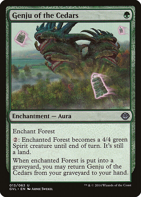 Genju of the Cedars — art by Arnie Swekel