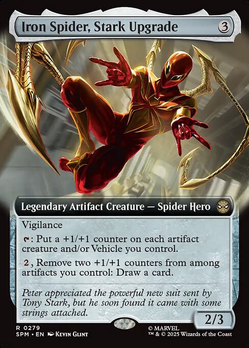 Iron Spider, Stark Upgrade — art by Kevin Glint