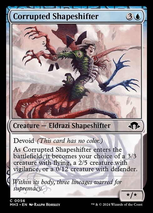 Corrupted Shapeshifter — art by Ralph Horsley