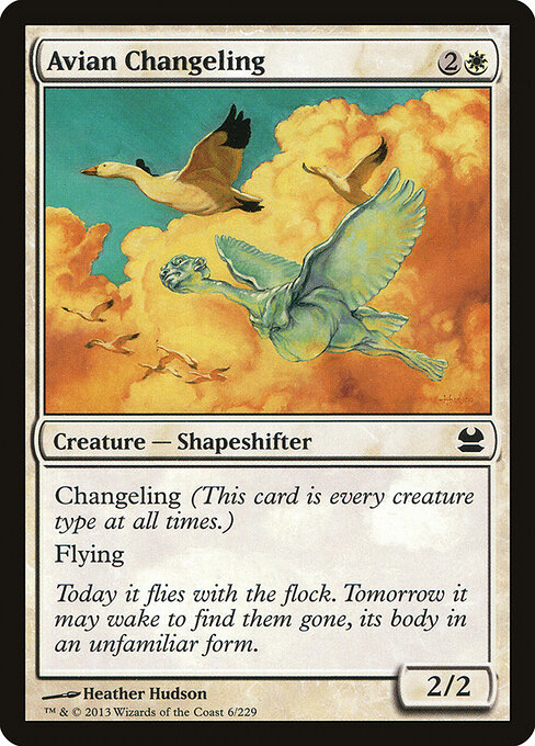 Avian Changeling — art by Heather Hudson