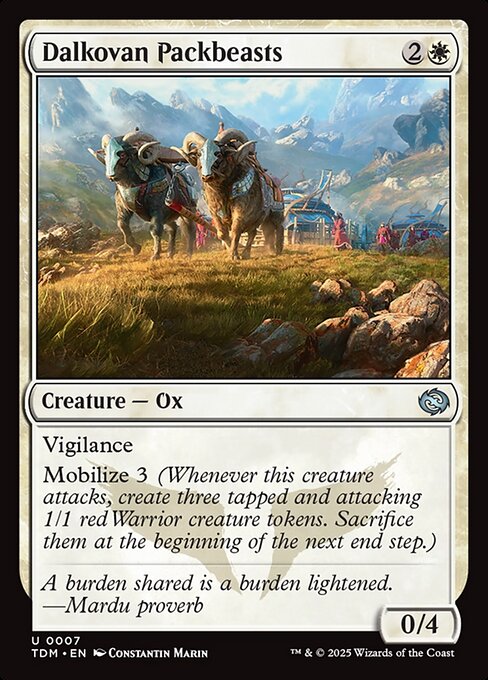 Dalkovan Packbeasts — art by Constantin Marin