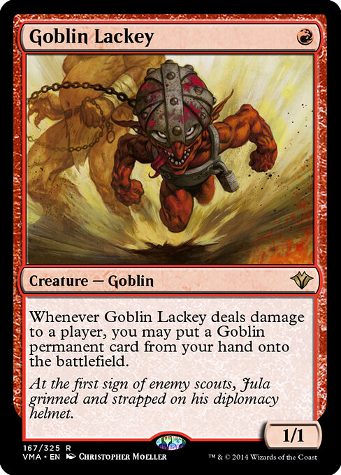 Goblin Lackey — art by Christopher Moeller
