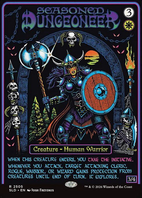 Seasoned Dungeoneer — art by Josh Freydkis