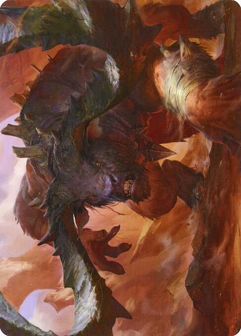 Moraug, Fury of Akoum // Moraug, Fury of Akoum — art by Rudy Siswanto
