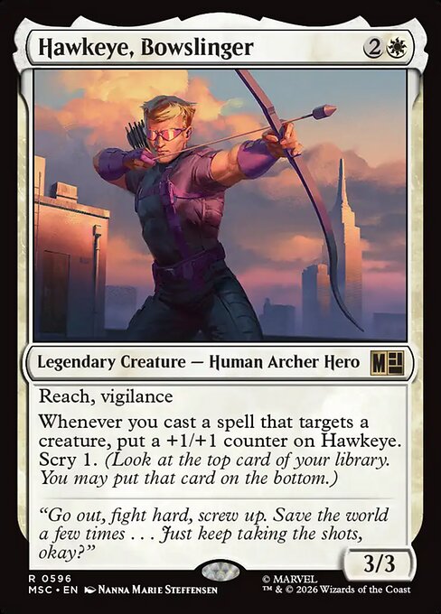 Hawkeye, Bowslinger — art by Nanna Marie Steffensen