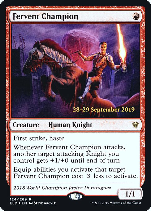 Fervent Champion — art by Steve Argyle
