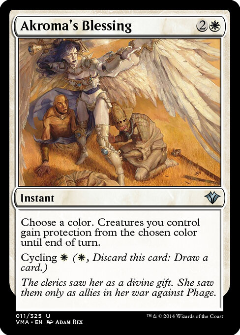 Akroma's Blessing — art by Adam Rex