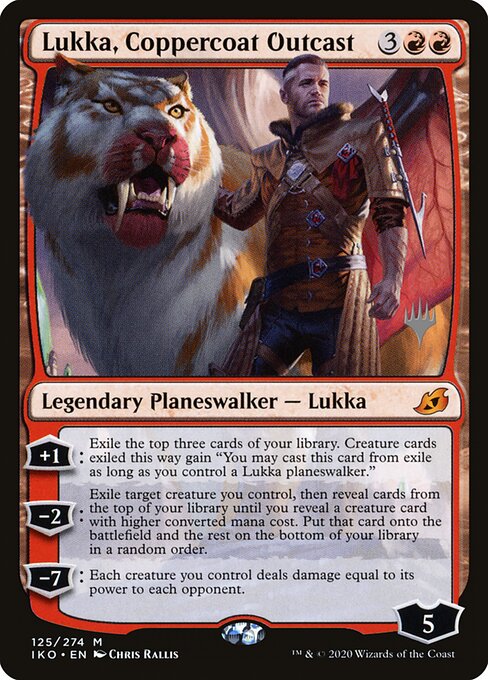 Lukka, Coppercoat Outcast — art by Chris Rallis