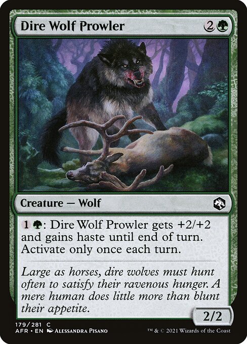 Dire Wolf Prowler — art by Alessandra Pisano