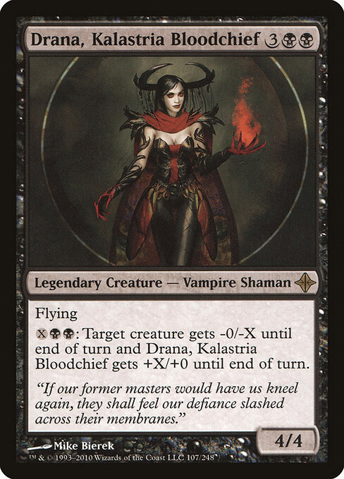 Drana, Kalastria Bloodchief — art by Mike Bierek