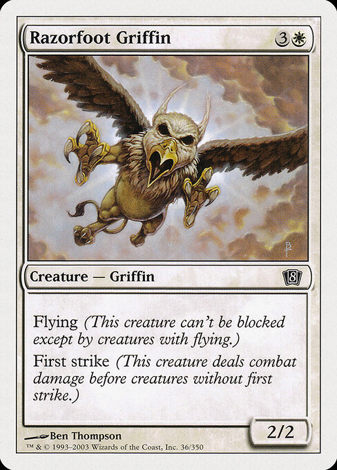 Razorfoot Griffin — art by Ben Thompson