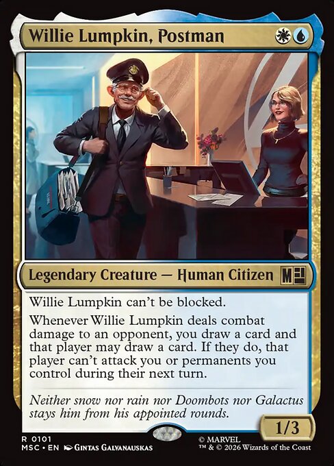 Willie Lumpkin, Postman — art by Gintas Galvanauskas