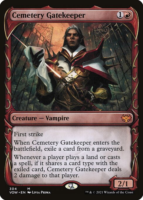 Cemetery Gatekeeper — art by Livia Prima