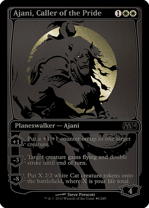 Ajani, Caller of the Pride — art by Steve Prescott