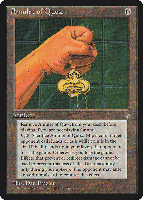 Amulet of Quoz — art by Dan Frazier