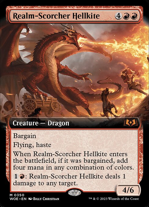 Realm-Scorcher Hellkite — art by Billy Christian