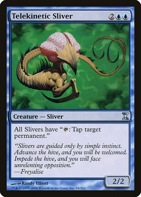 Telekinetic Sliver — art by Randy Elliott