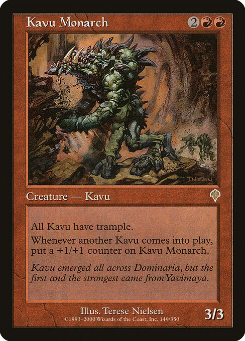 Kavu Monarch — art by Terese Nielsen