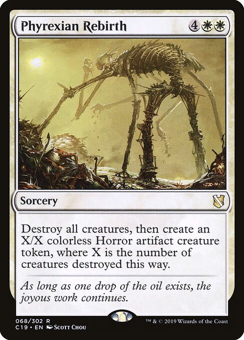 Phyrexian Rebirth — art by Scott Chou