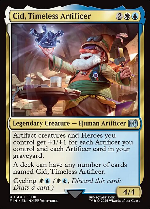 Cid, Timeless Artificer — art by Lee Woo-chul