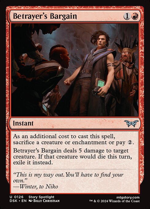Betrayer's Bargain — art by Billy Christian